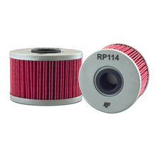 Load image into Gallery viewer, RP114 Race Performance Motorcycle Oil Filter without packaging