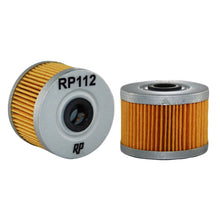 Load image into Gallery viewer, RP112 Race Performance Motorcycle Oil Filter without packaging
